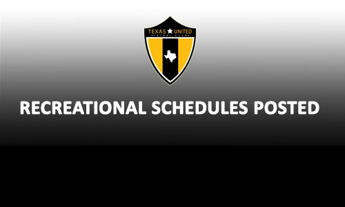 Recreational In-House League Schedules Posted!